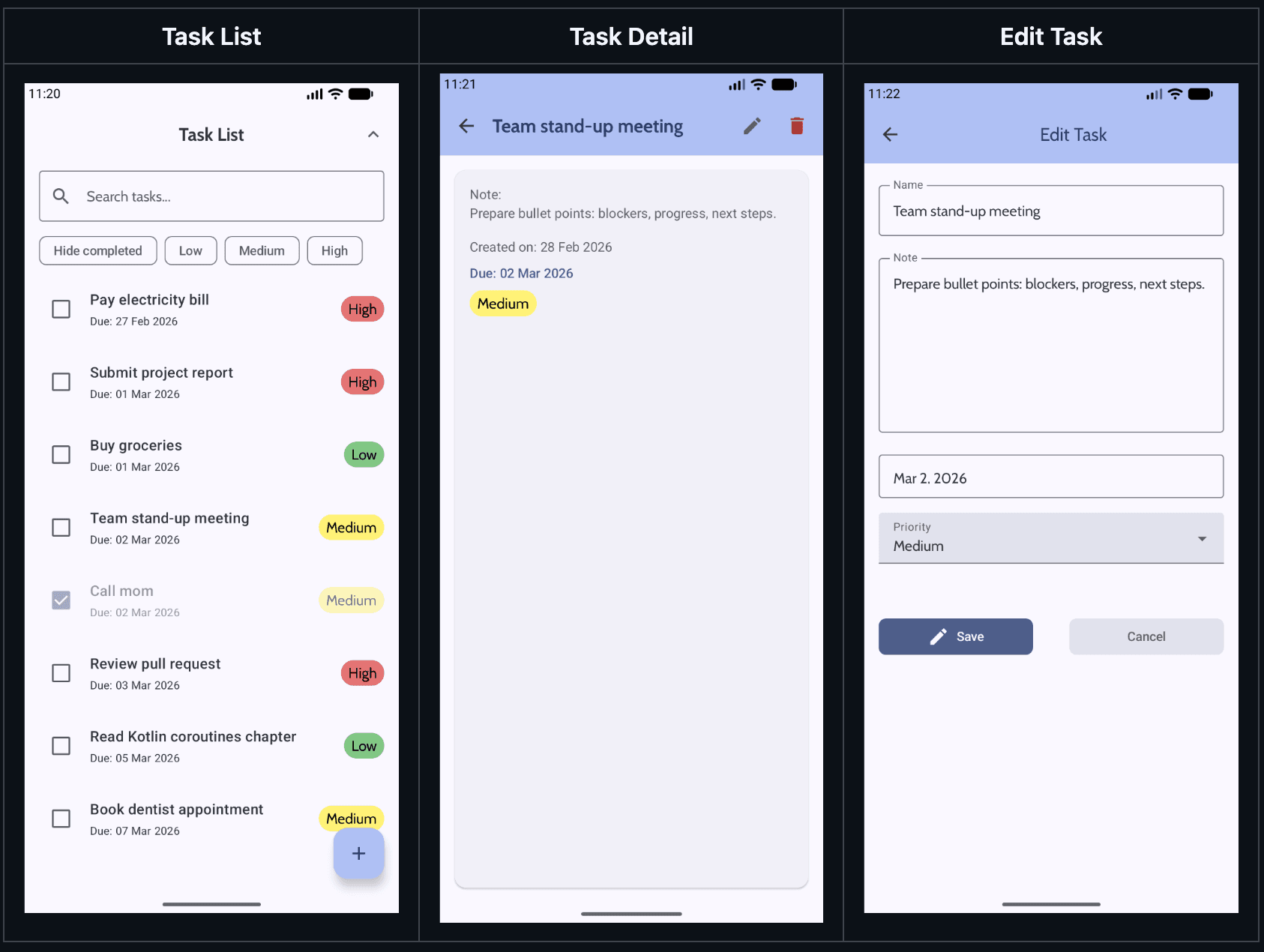 To Do App — Android Task Manager screenshot